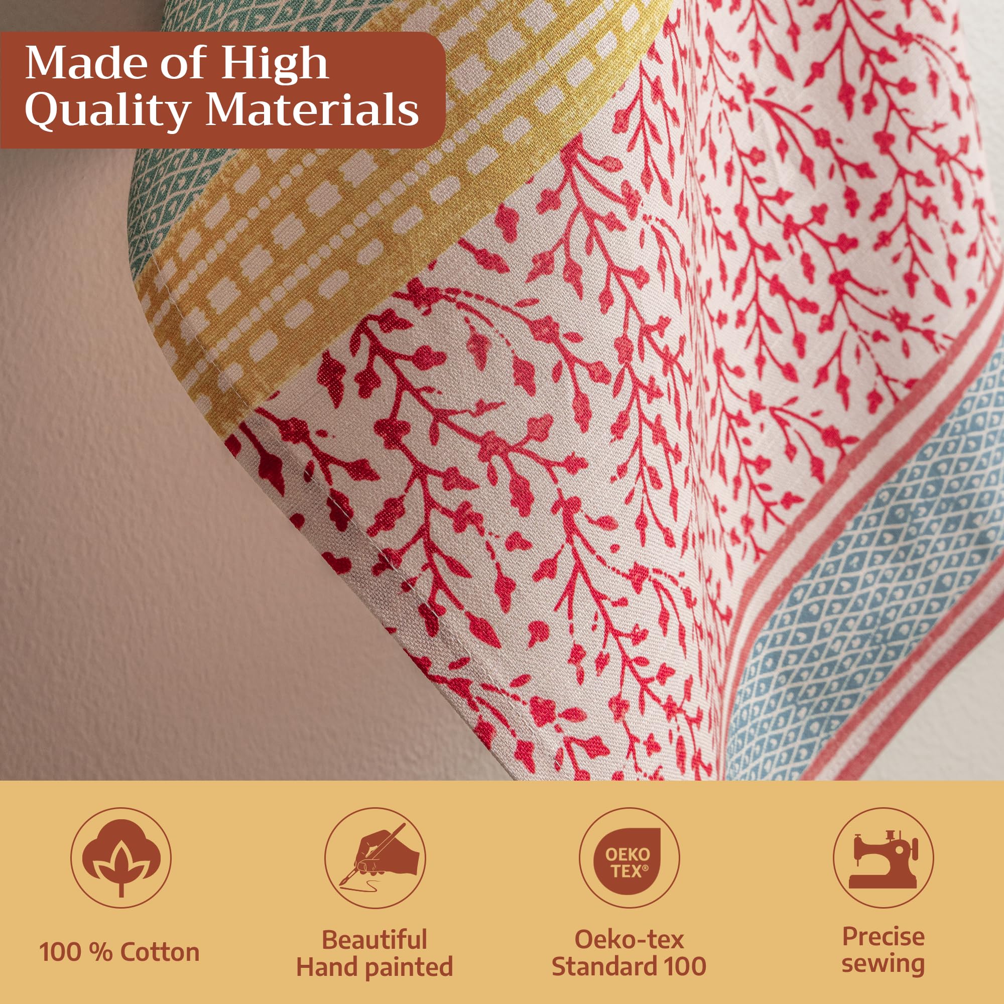 Maison d' Hermine towel drying dishes on a sink, fast absorbency benefit