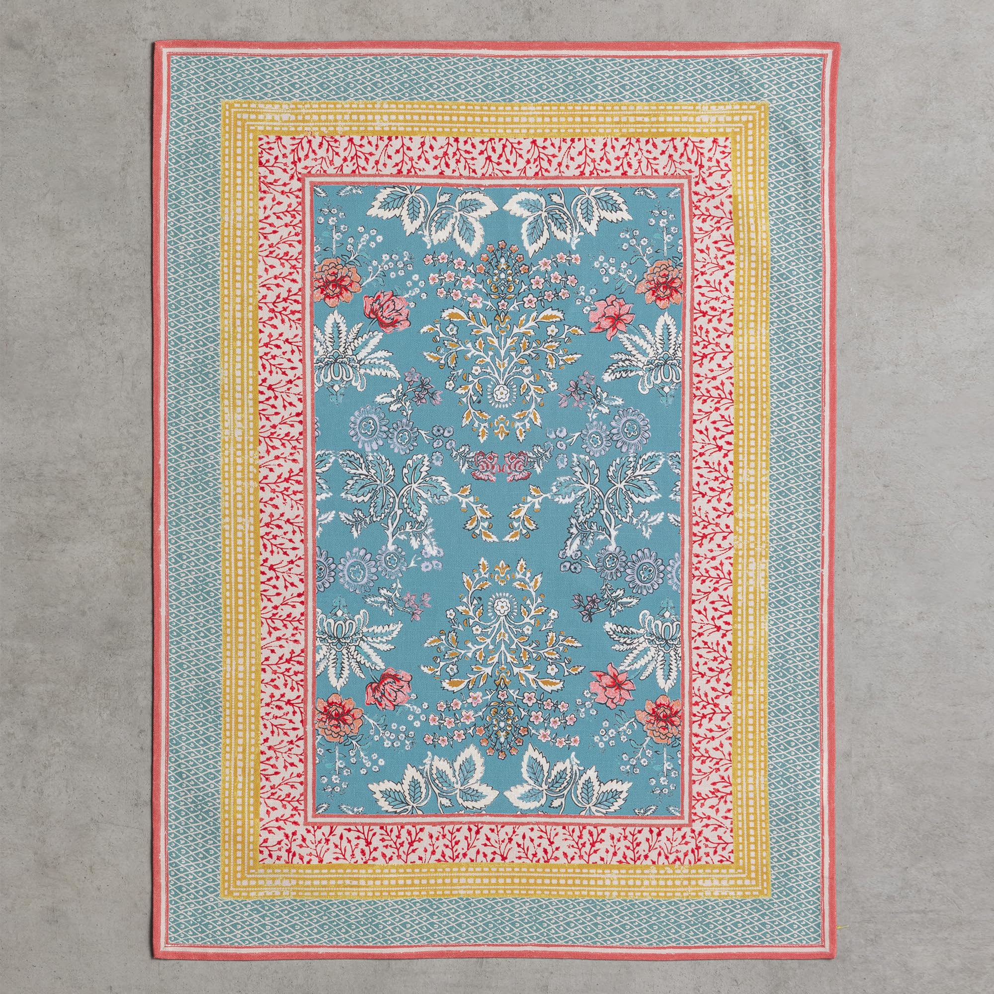 Maison d' Hermine three towels laid flat to showcase each unique pattern