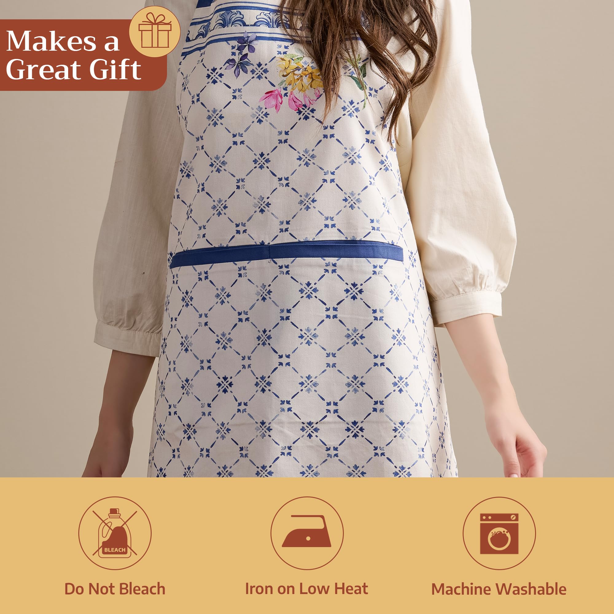 Maison d' Hermine watercolor pattern detail highlighting elegant design