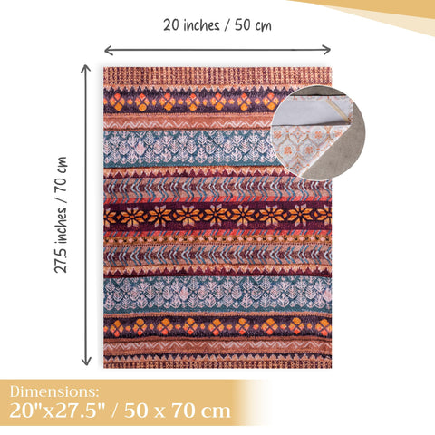 Maison d' Hermine towel drying dishes to show practical absorbency and everyday use