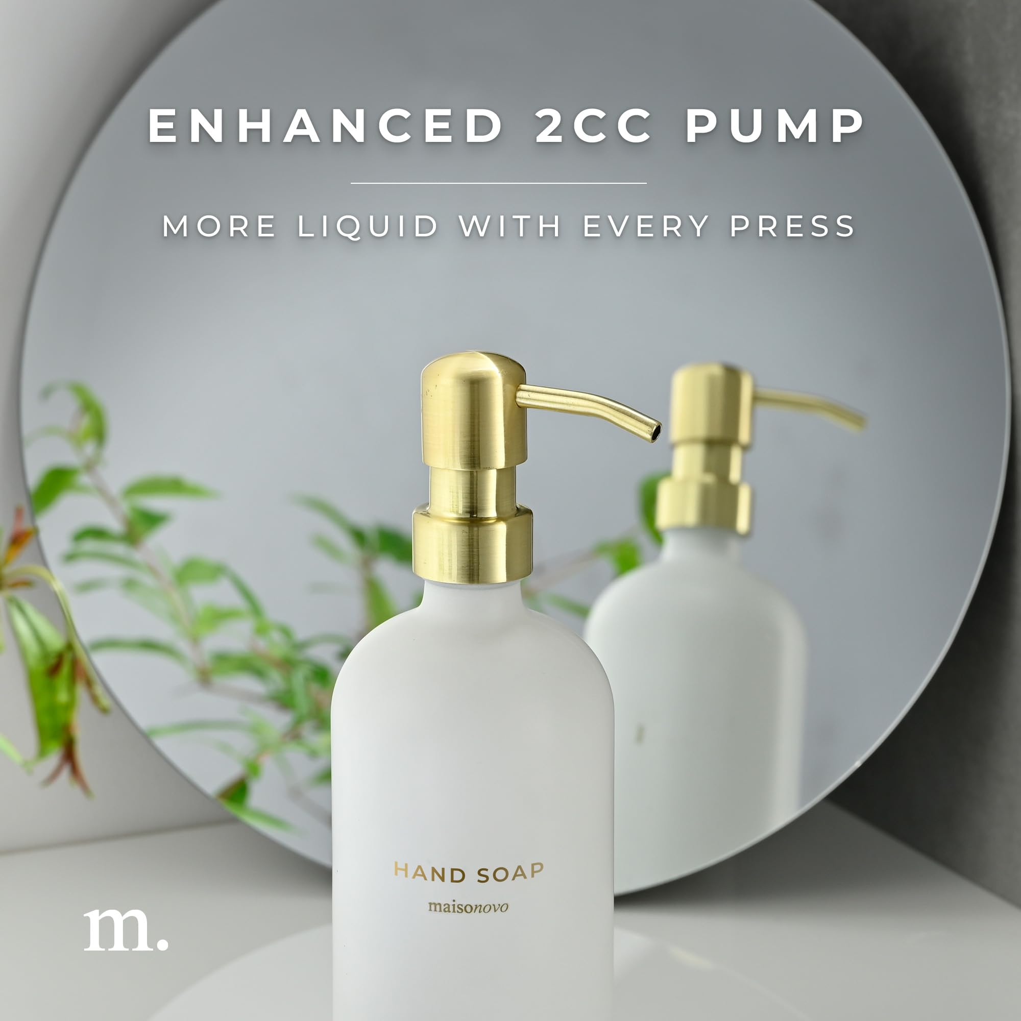MaisoNovo dispenser set placed by kitchen sink adding organized minimalist look