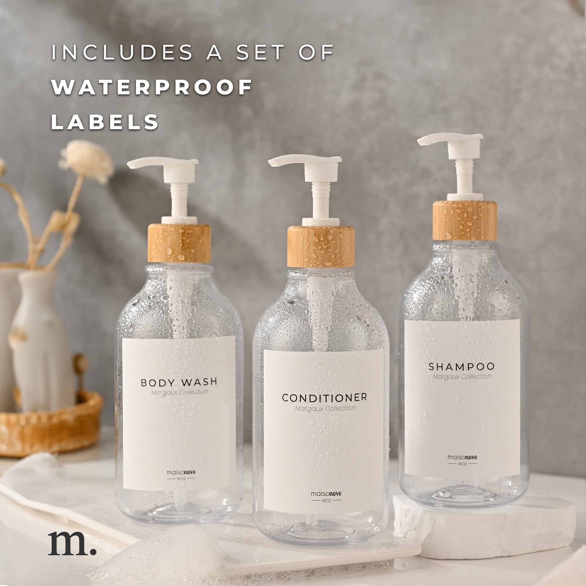 MaisoNovo size comparison with hand showing 500ml capacity and practical scale