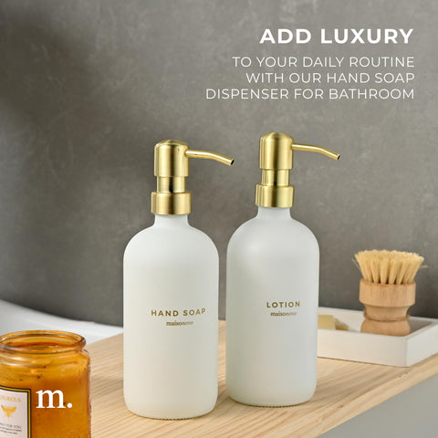 MaisoNovo wide neck refill detail enabling easy, mess-free topping up