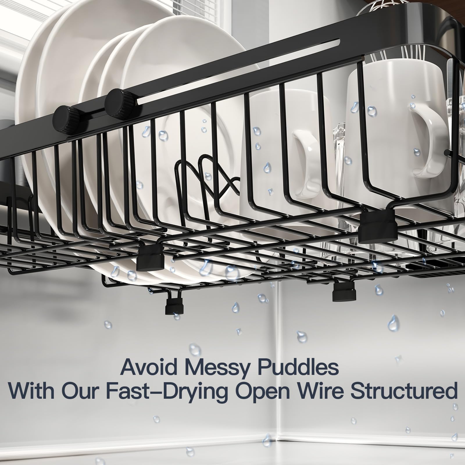 MAJALiS holding pots and pans showing sturdy-weight bearing benefit