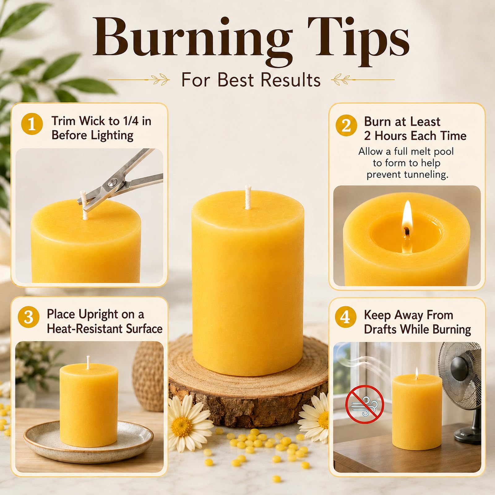 MAKALONE open box with kraft-wrapped candles for safe shipping and gifting
