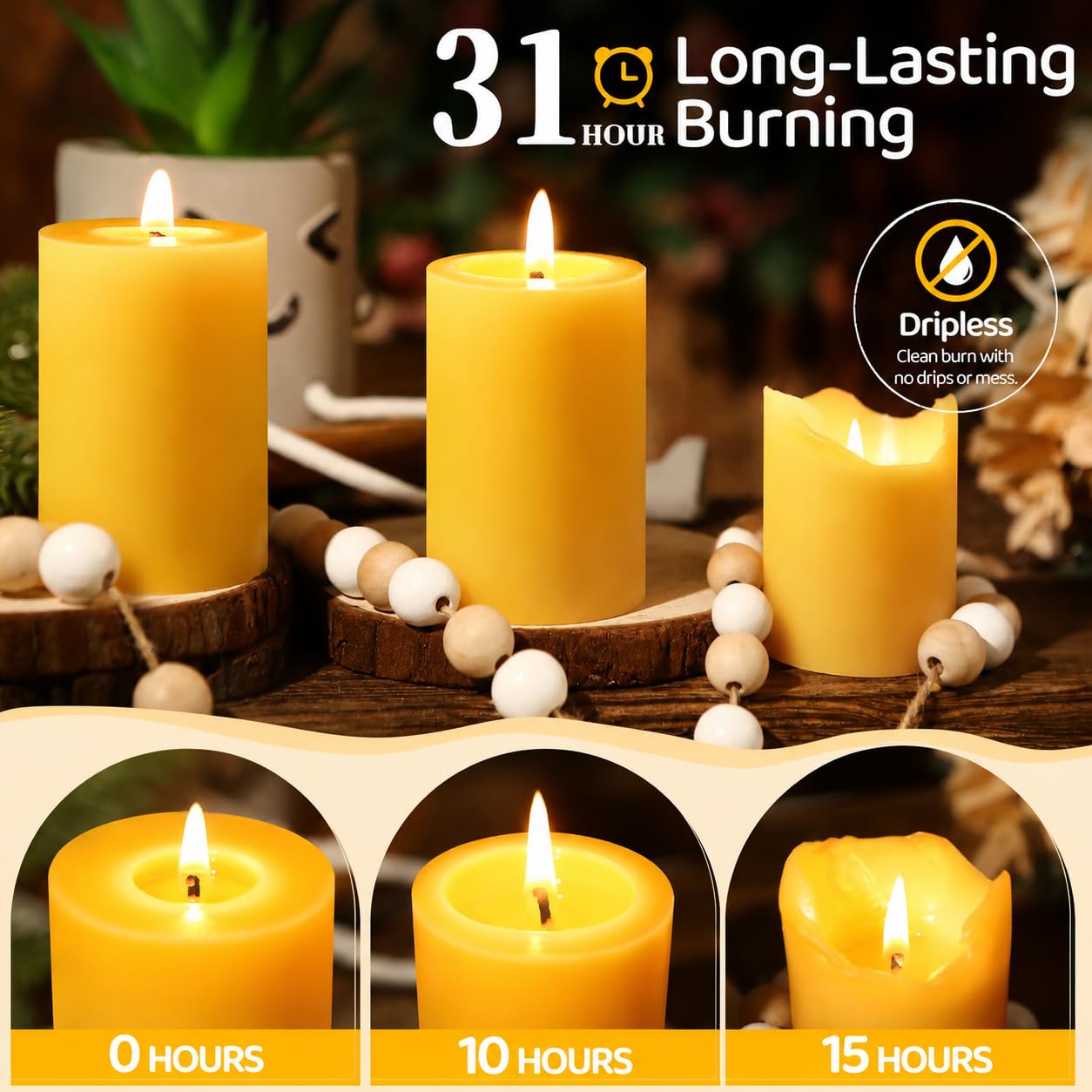 MAKALONE centerpiece on dining table creating warm, inviting atmosphere