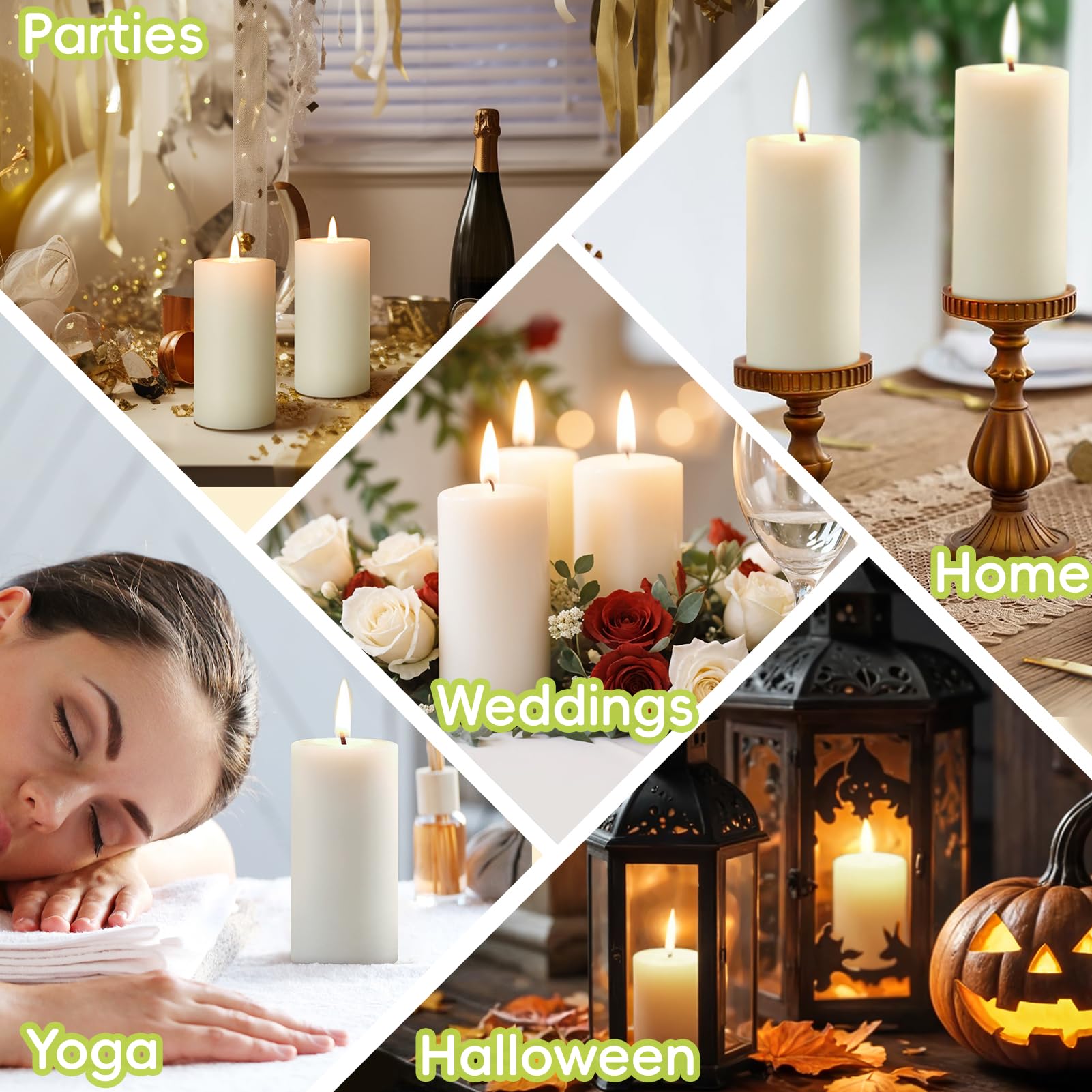 MAKALONE candle next to a hand showing scale and convenient tabletop size
