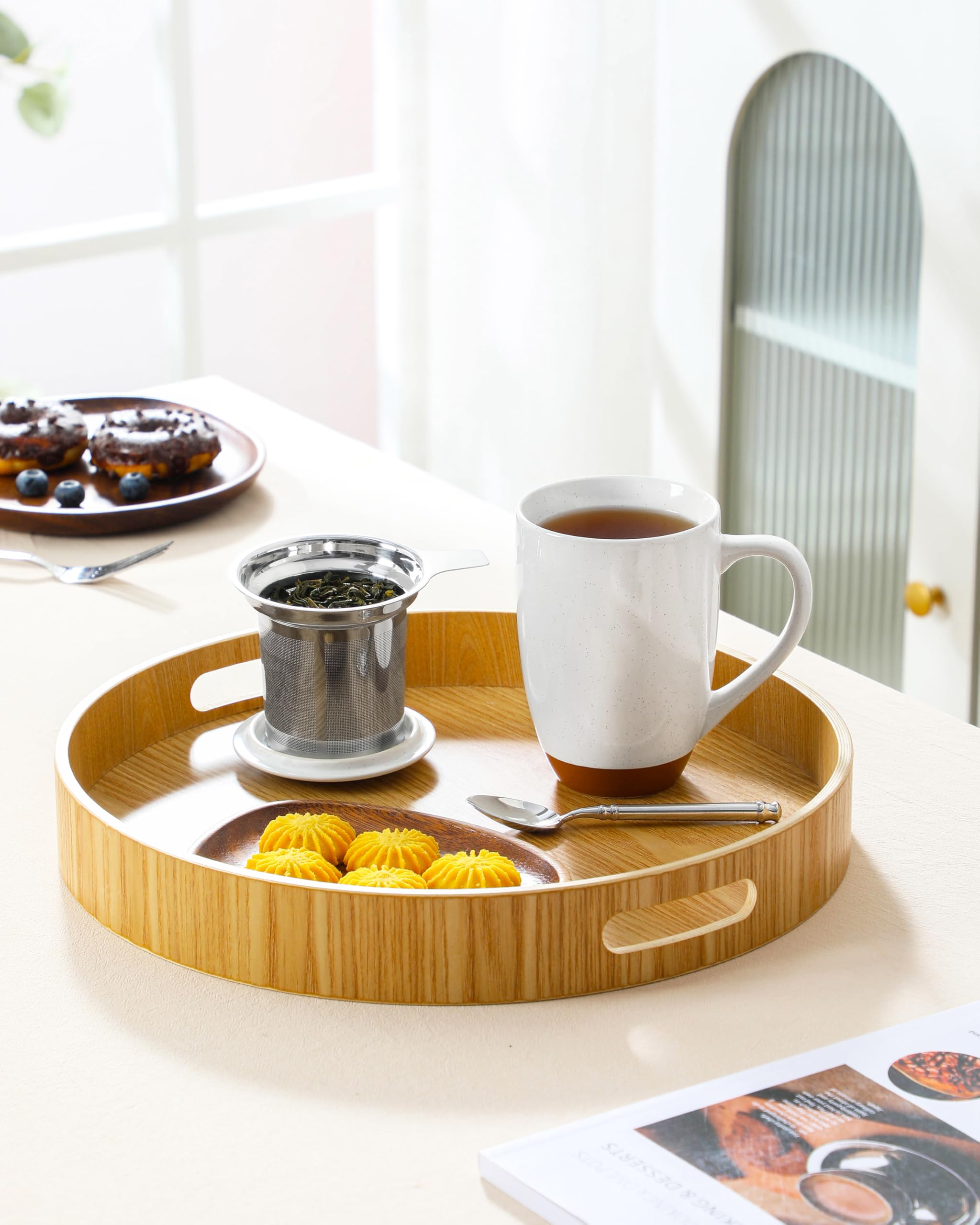 MALACASA mug and parts arranged in dishwasher to show easy cleaning
