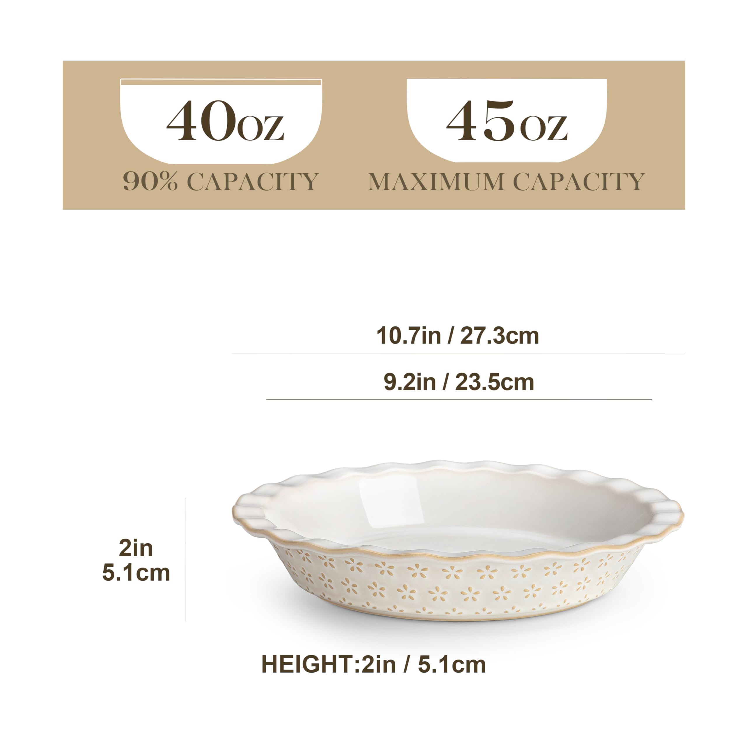 MALACASA close-up of fluted rim highlighting decorative serving appeal