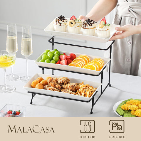 MALACASA metal frame detail highlighting sturdy connectors for stability