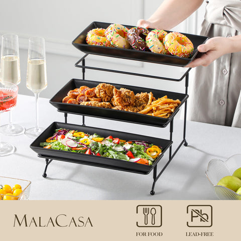 MALACASA folded metal rack demonstrating compact storage advantage
