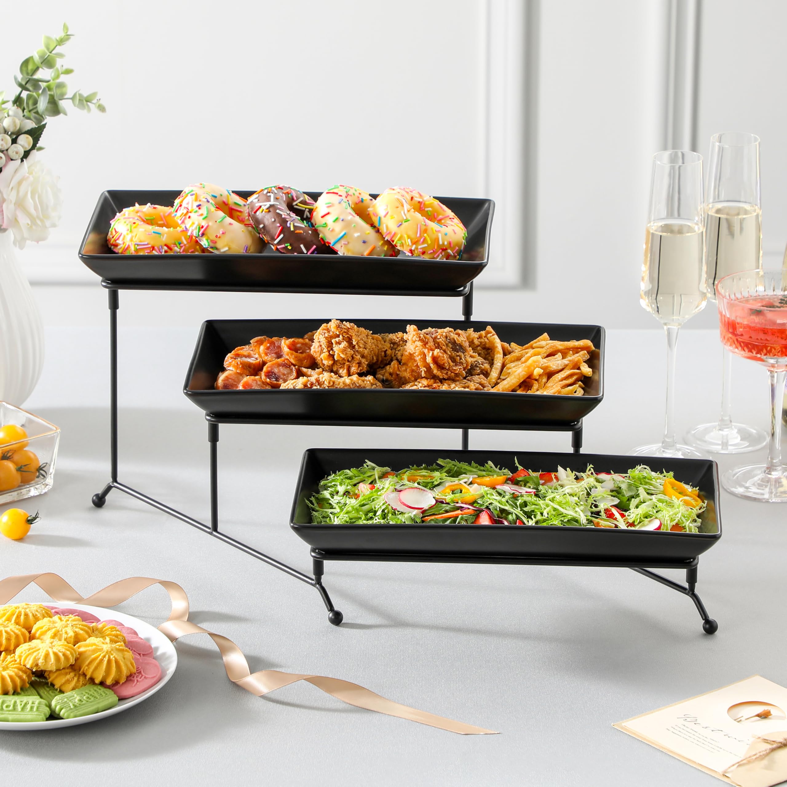 MALACASA outdoor table lifestyle display emphasizing versatile event styling