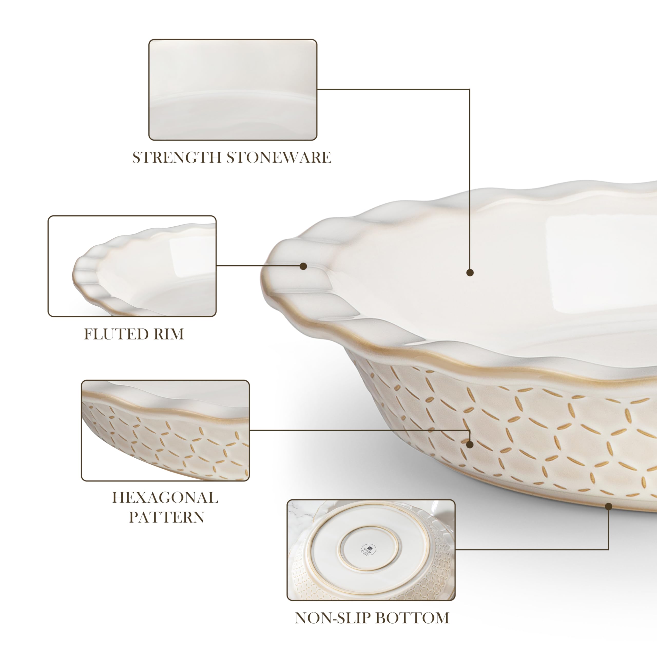 MALACASA served quiche on table illustrating direct-to-table presentation