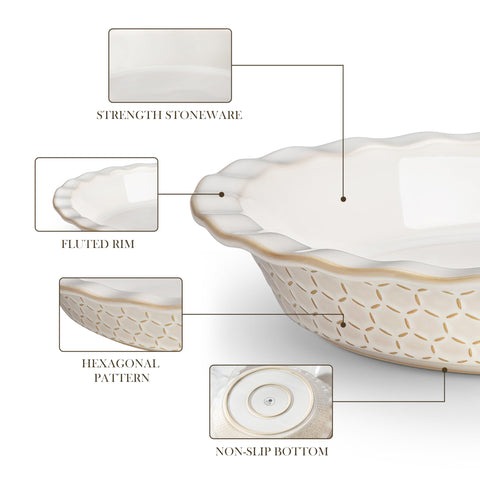MALACASA served quiche on table illustrating direct-to-table presentation