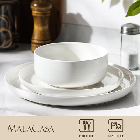 MALACASA side profile highlighting 2.3-inch height and stable, weight-balanced base