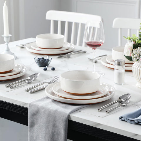 MALACASA TARA sesame speckle glaze detail highlighting handcrafted texture