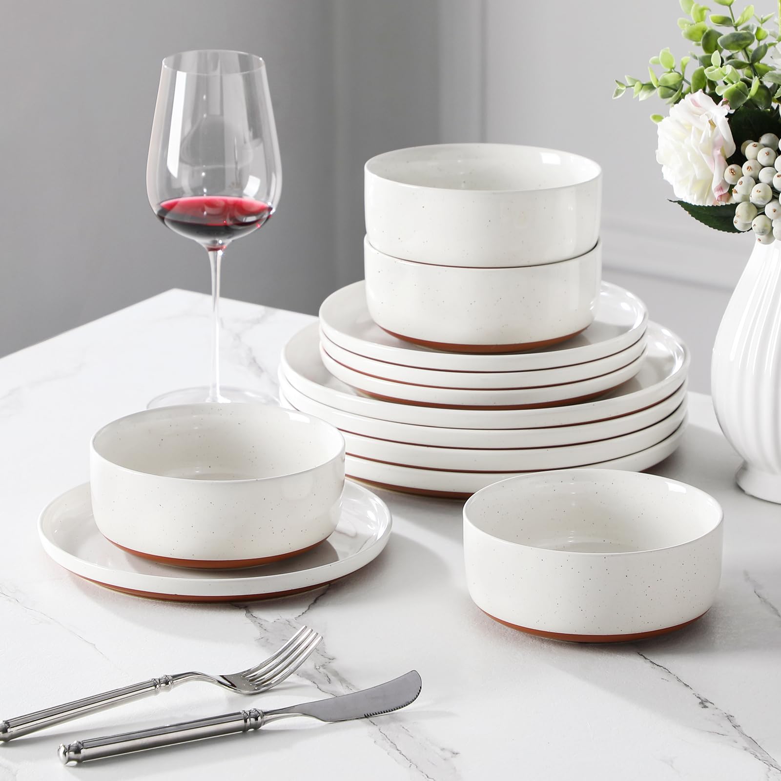 MALACASA TARA table setting styled with food showing modern dining appeal