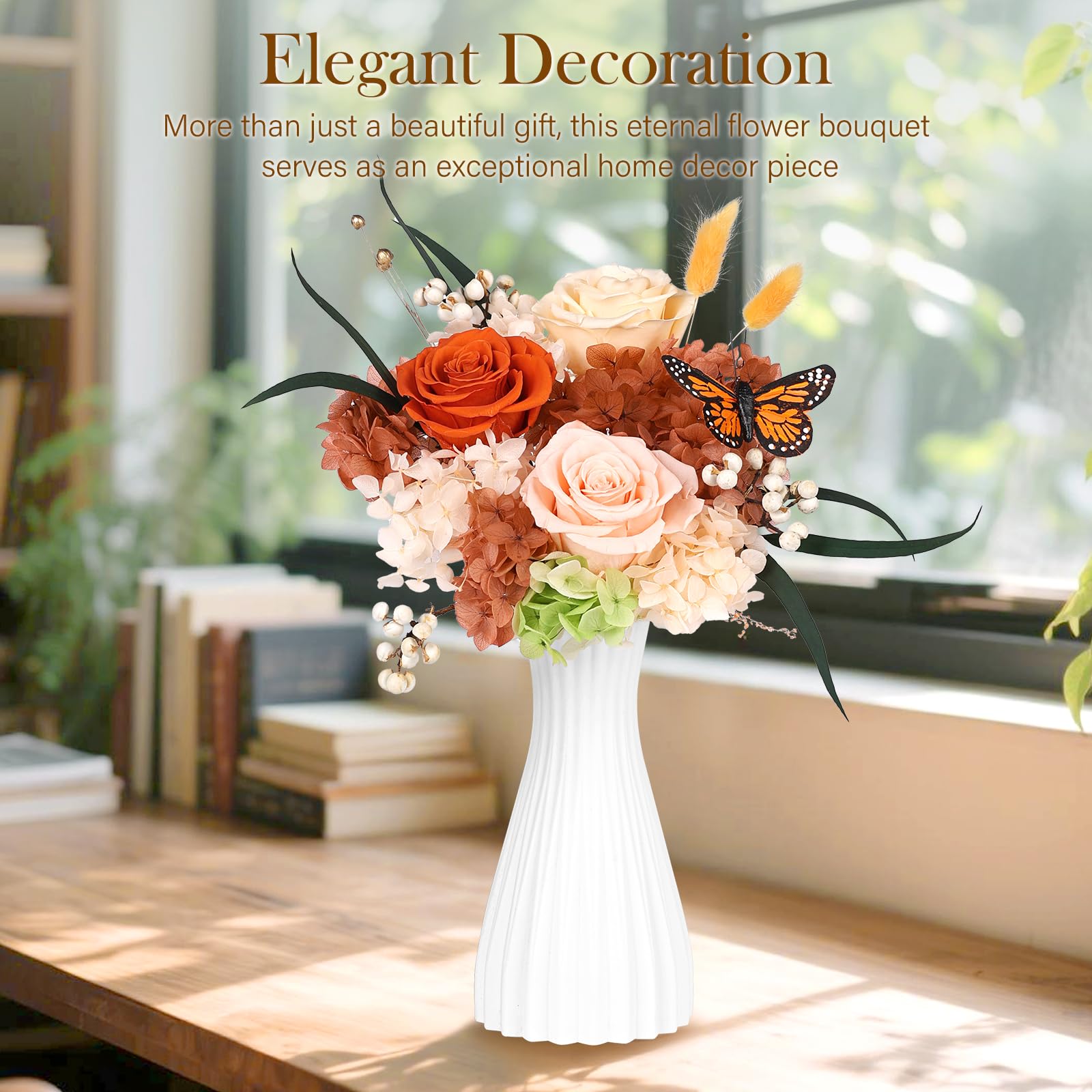 MAMAMIKO butterfly detail accent adding whimsical charm to the bouquet