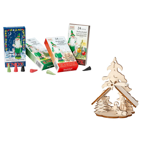 MaMeMi DIY mini nativity staged on table, adds festive charm to gifting