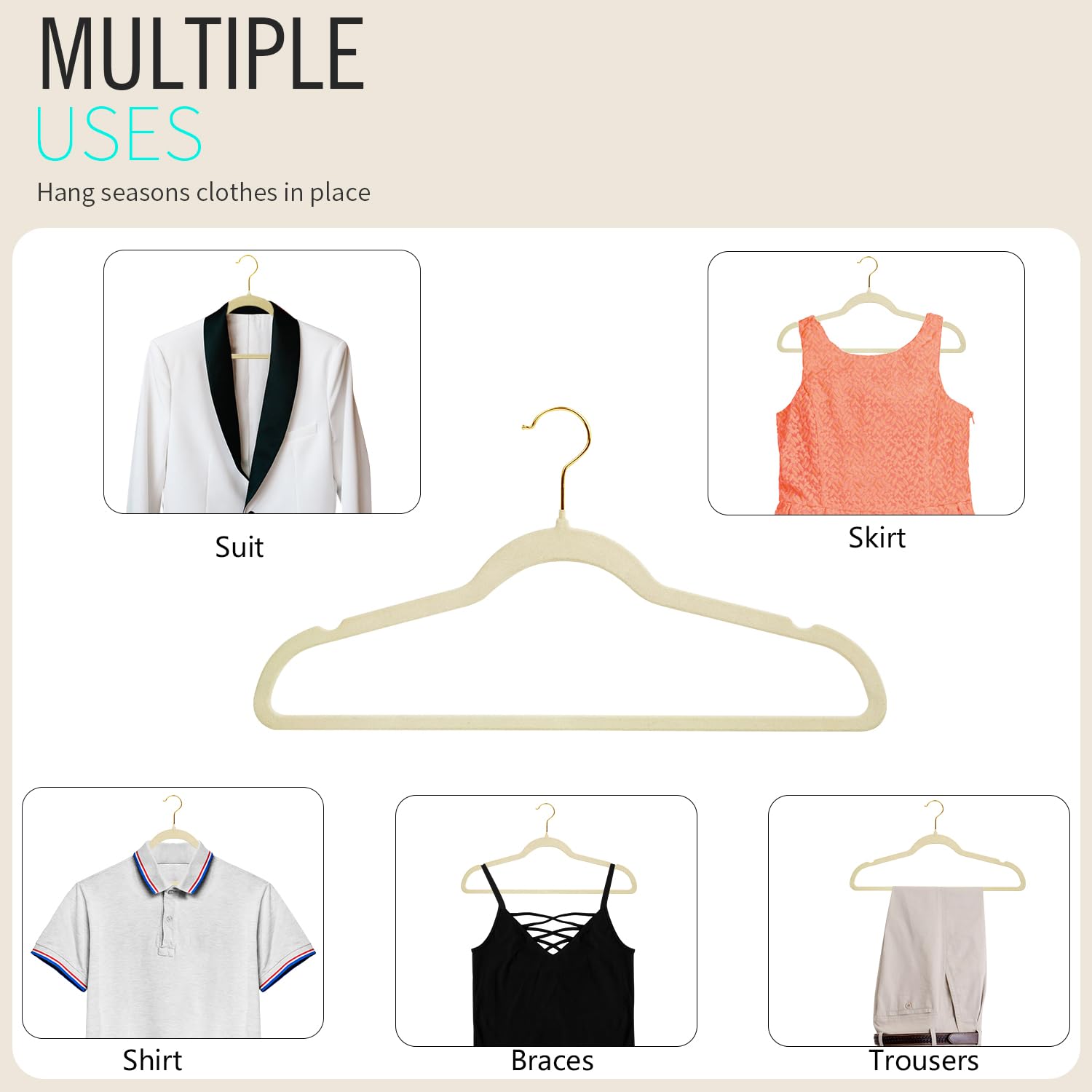 ManGotree hanger supporting a suit jacket maintaining shoulder shape