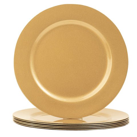 MAONAME gold charger showing front packaging and elegant shine for polished tables