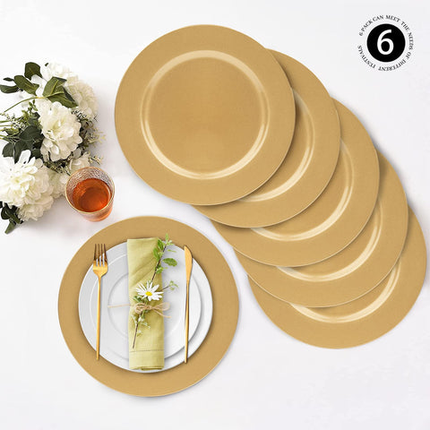MAONAME chargers arranged on a wedding table enhancing overall event styling