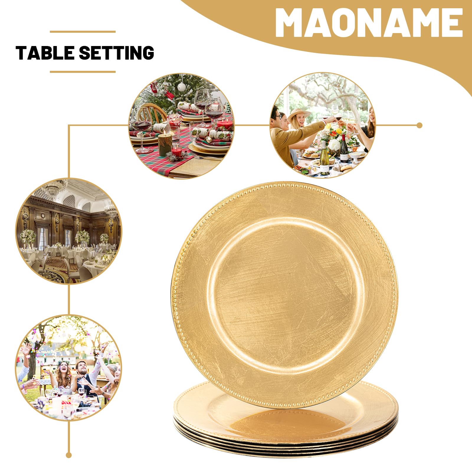 MAONAME stacked chargers showing compact storage and event-ready convenience