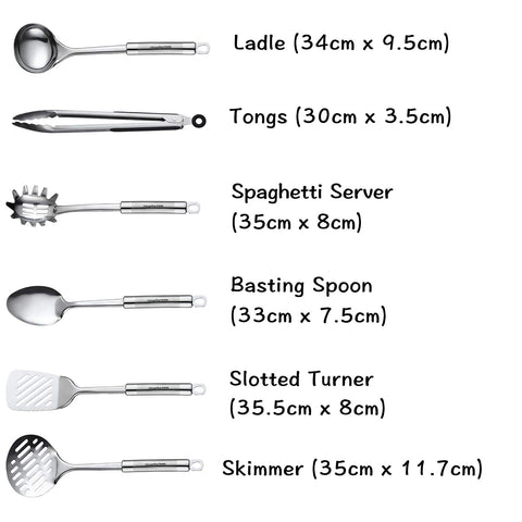 Maphyton tools spread flatlay showing all utensils for complete kitchen use