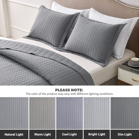 Maple&Stone styled bedroom with quilt for a calm, contemporary mattress aesthetic