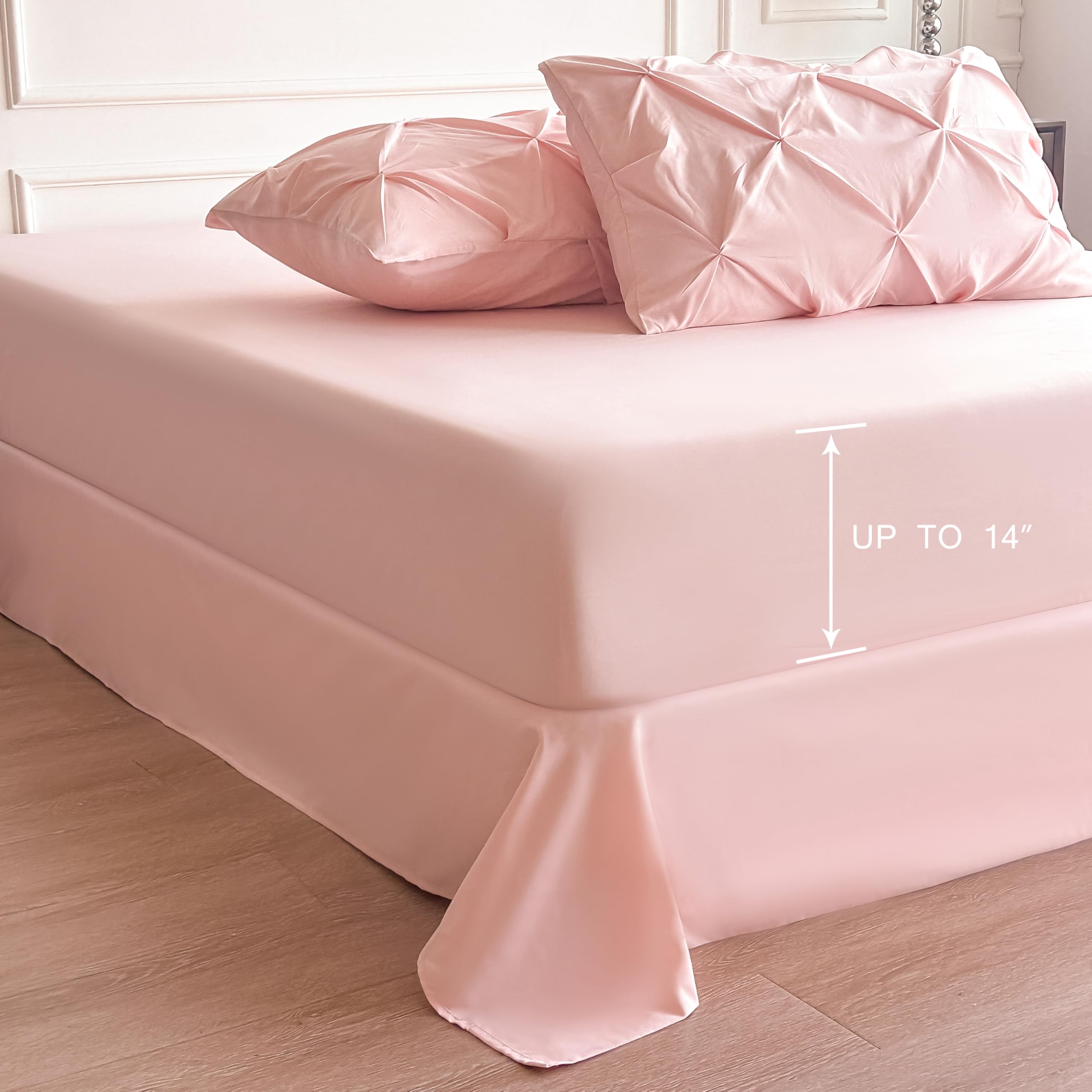 Maple&Stone fitted sheet elastic and 14-inch pocket for secure fit