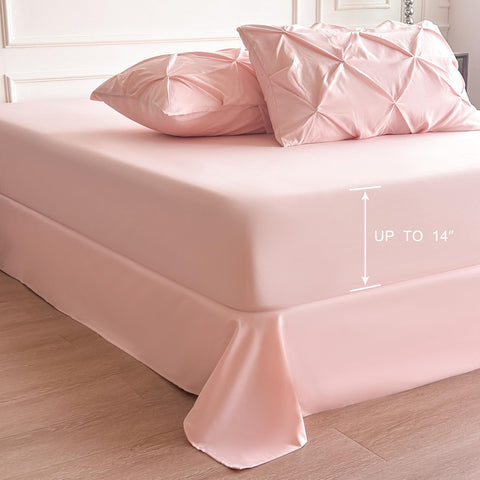Maple&Stone fitted sheet elastic and 14-inch pocket for secure fit