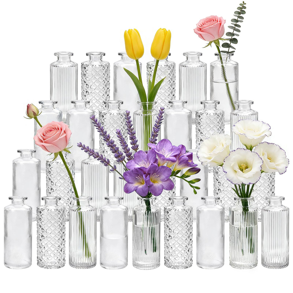 Mapoxy front view of full 30-pack showing clear glass and clean lines, perfect for events