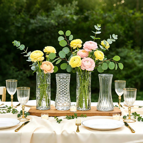 Mapoxy gift-ready box open to reveal foam-protected vases