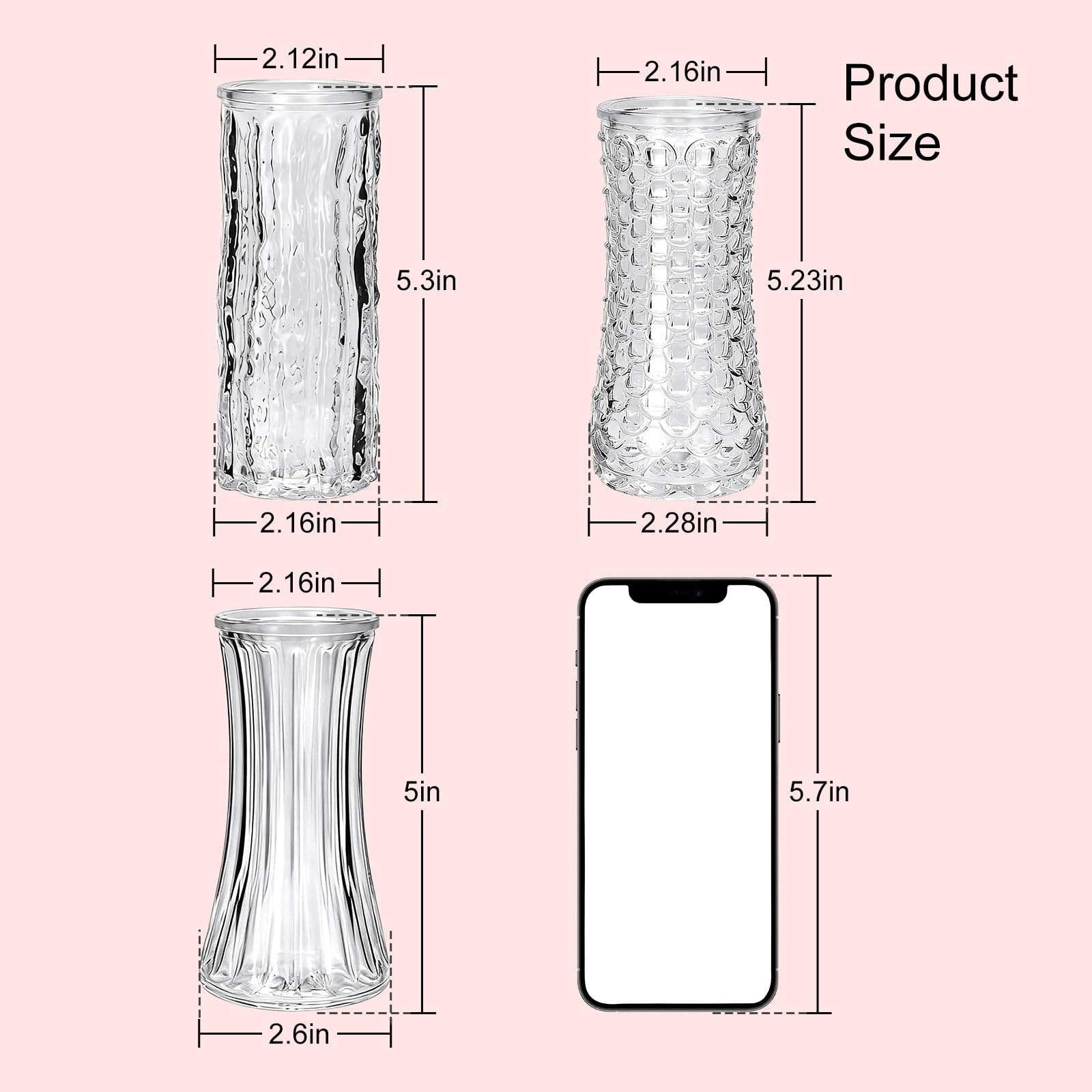 Mapoxy vases used as a wedding centerpiece adding elegant cohesion