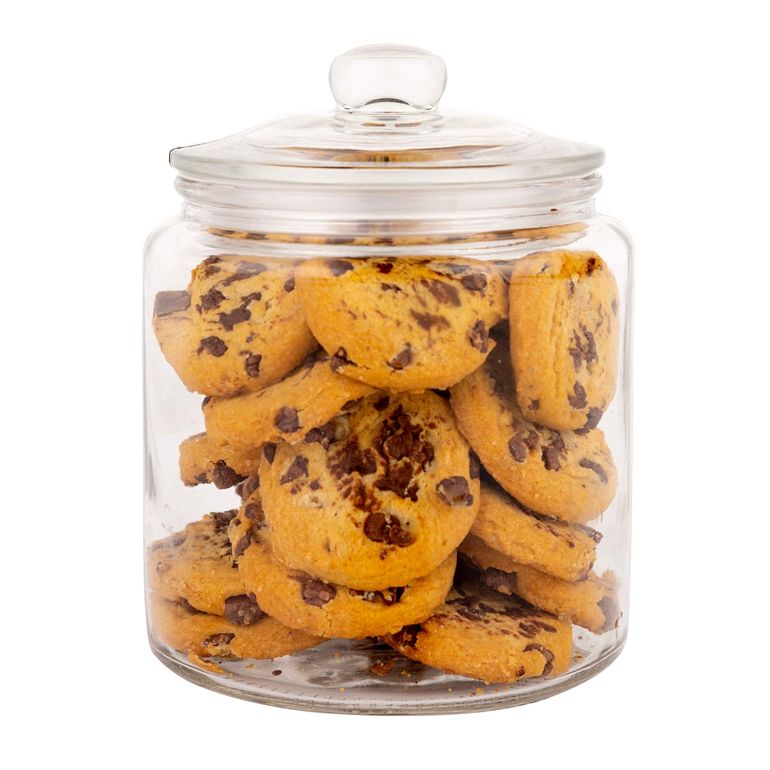 Marbelous jar held in hand for scale showing compact 34-ounce capacity convenience