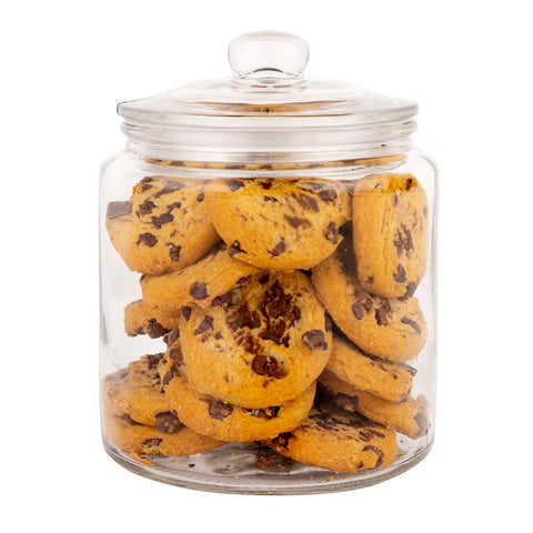 Marbelous jar held in hand for scale showing compact 34-ounce capacity convenience
