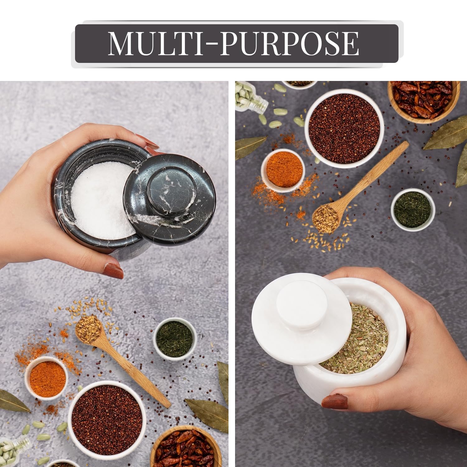MARBLOUS KRAFTS lifestyle kitchen counter display blends with modern décor