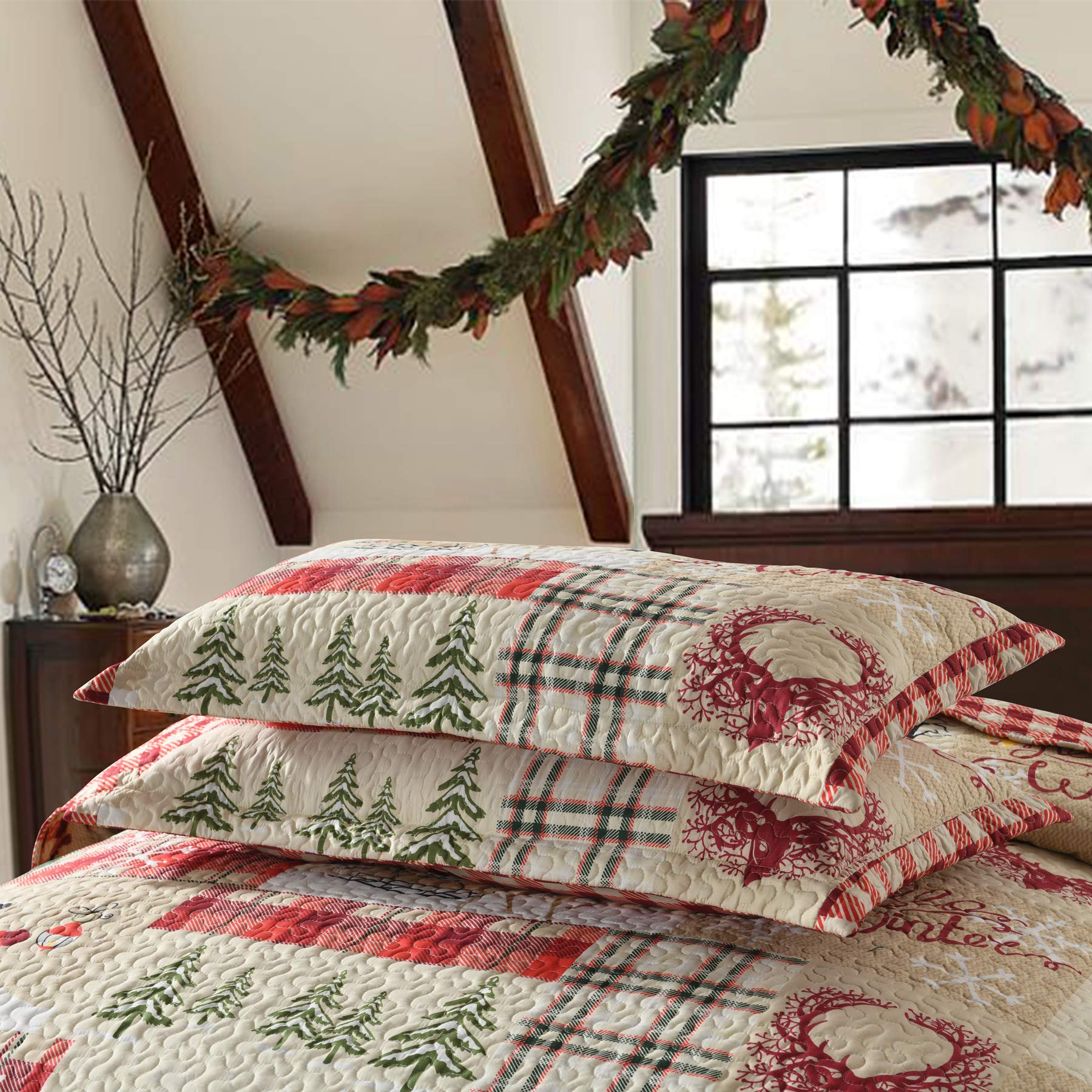 MarCielo pillow shams front view showing coordinated design and bedding cohesion