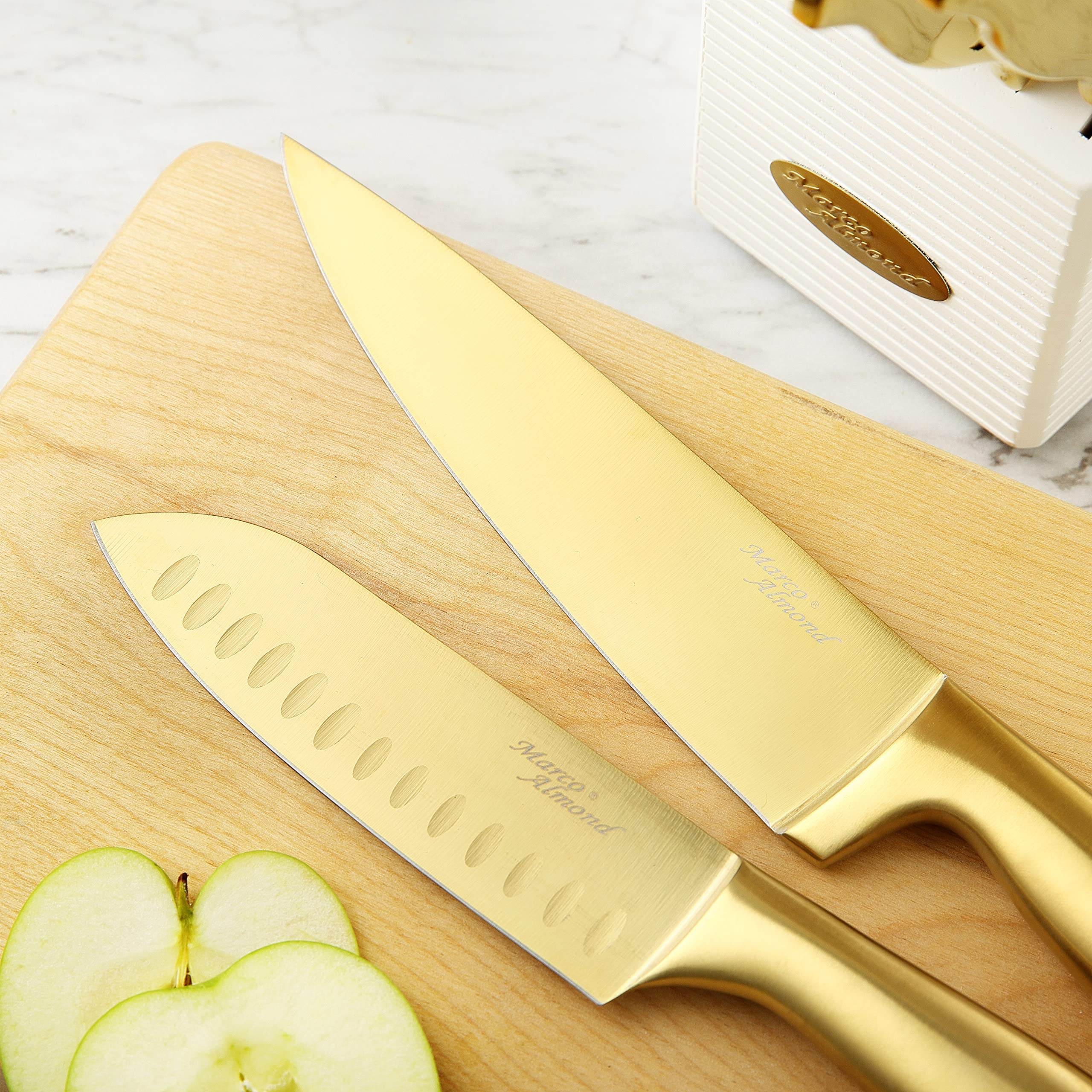 Marco Almond ergonomic hollow handle detail offering a secure grip