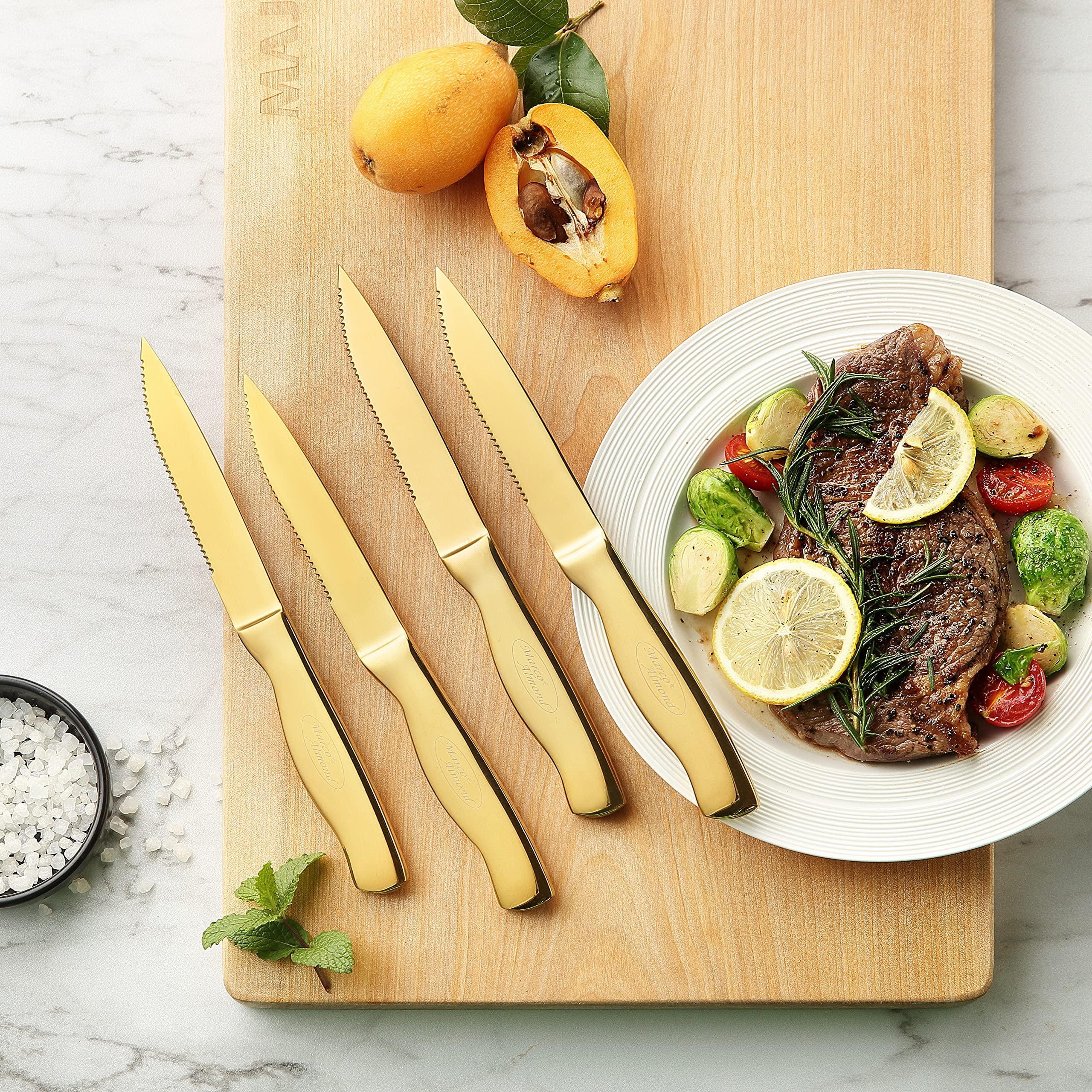 Marco Almond kitchen shears detail demonstrating versatility and strength