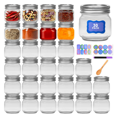 Maredash front packaging showing 30 jars and accessories for organized storage