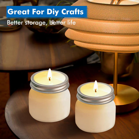 Maredash jars used as candle holders showing decorative versatility