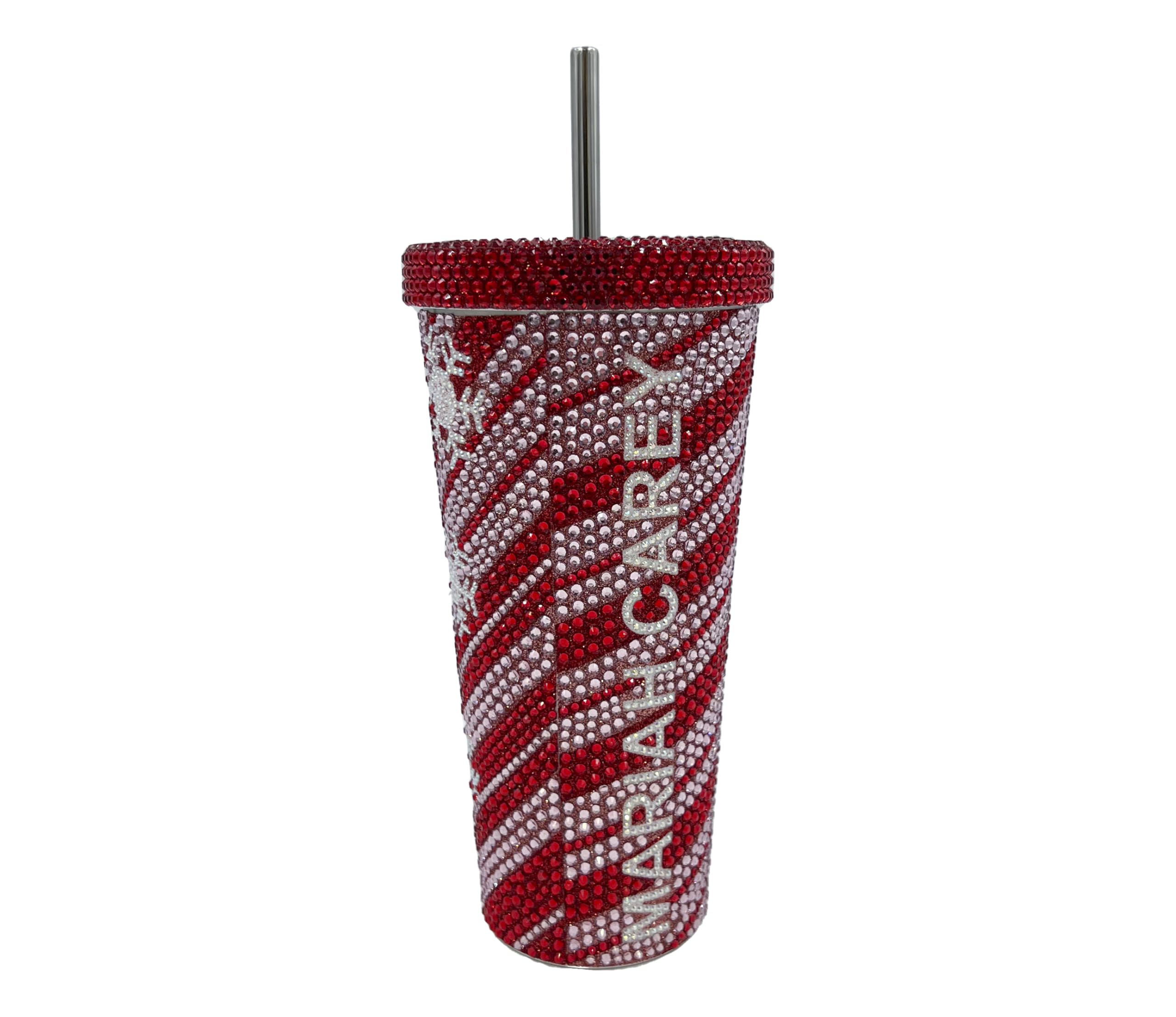 Mariah Carey rhinestone close-up highlighting snowflake detail and reflective sparkle benefit