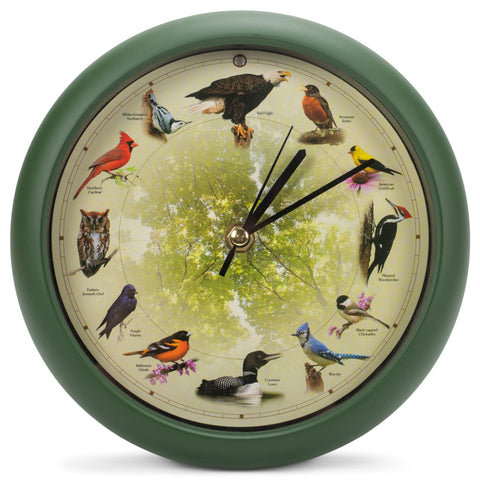 Mark Feldstein front view showing clock face and elegant design benefits desk display