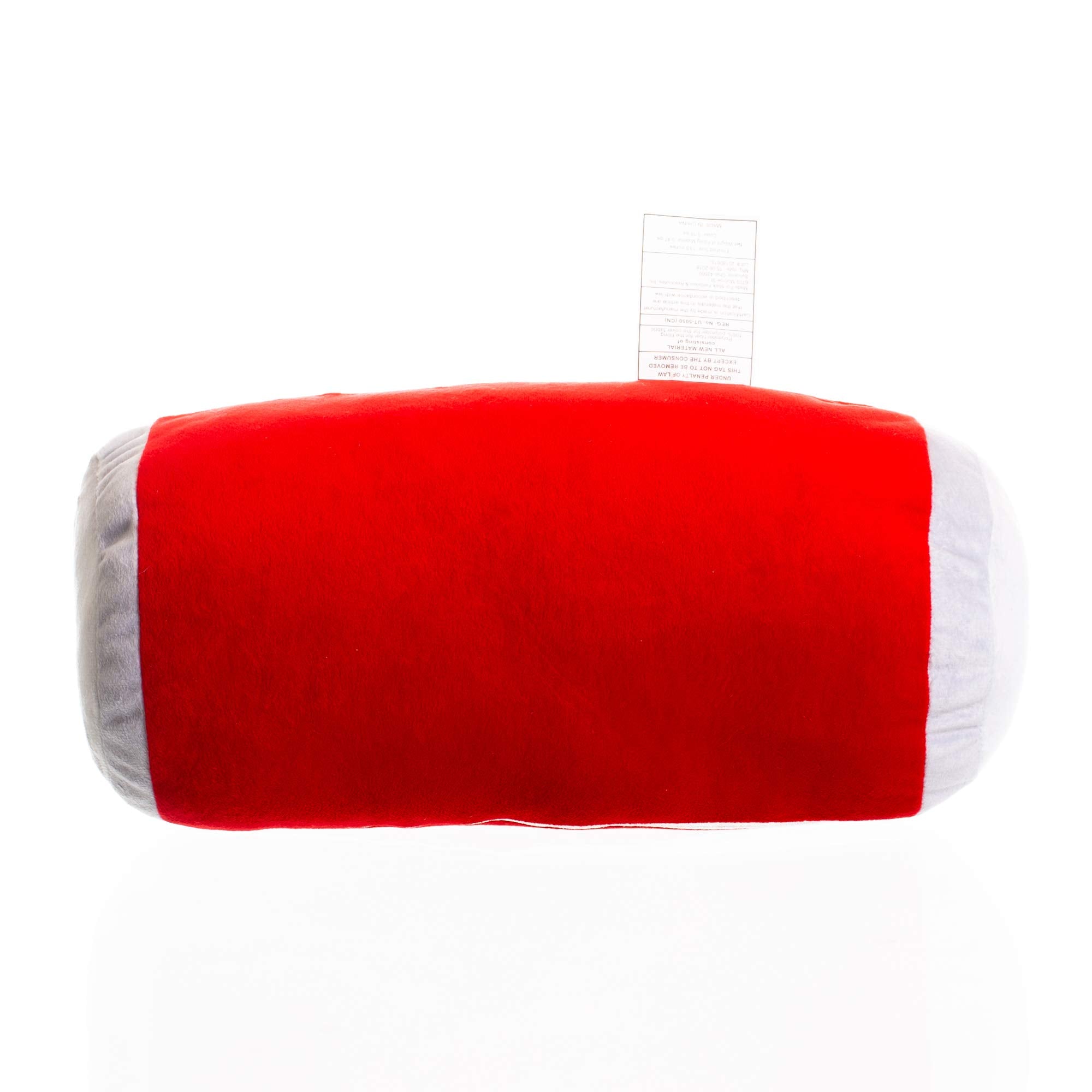 Mark Feldstein Coca-Cola plush fabric texture close-up demonstrating soft feel and rich color