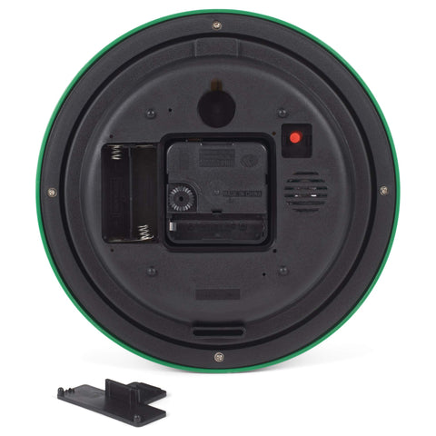Mark Feldstein Peanuts clock side profile showing slim depth advantage