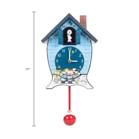 Mark Feldstein & Associates clock displayed on a mantel with holiday décor, creates festive atmosphere