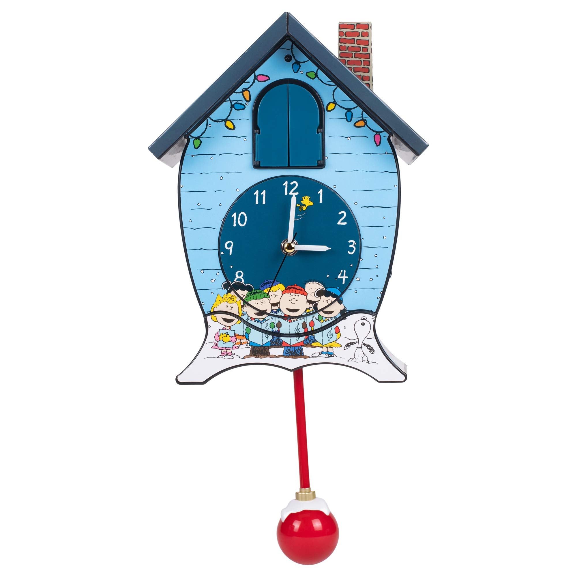 Mark Feldstein & Associates close-up of Snoopy popping from attic doors, whimsical motion detail delight