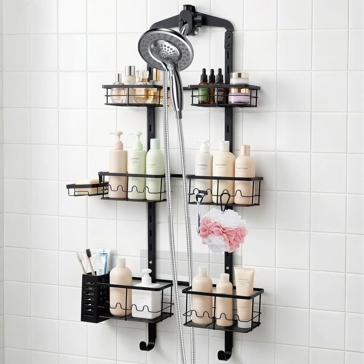 Marovitax front view showing full three-tier organizer and storage benefit