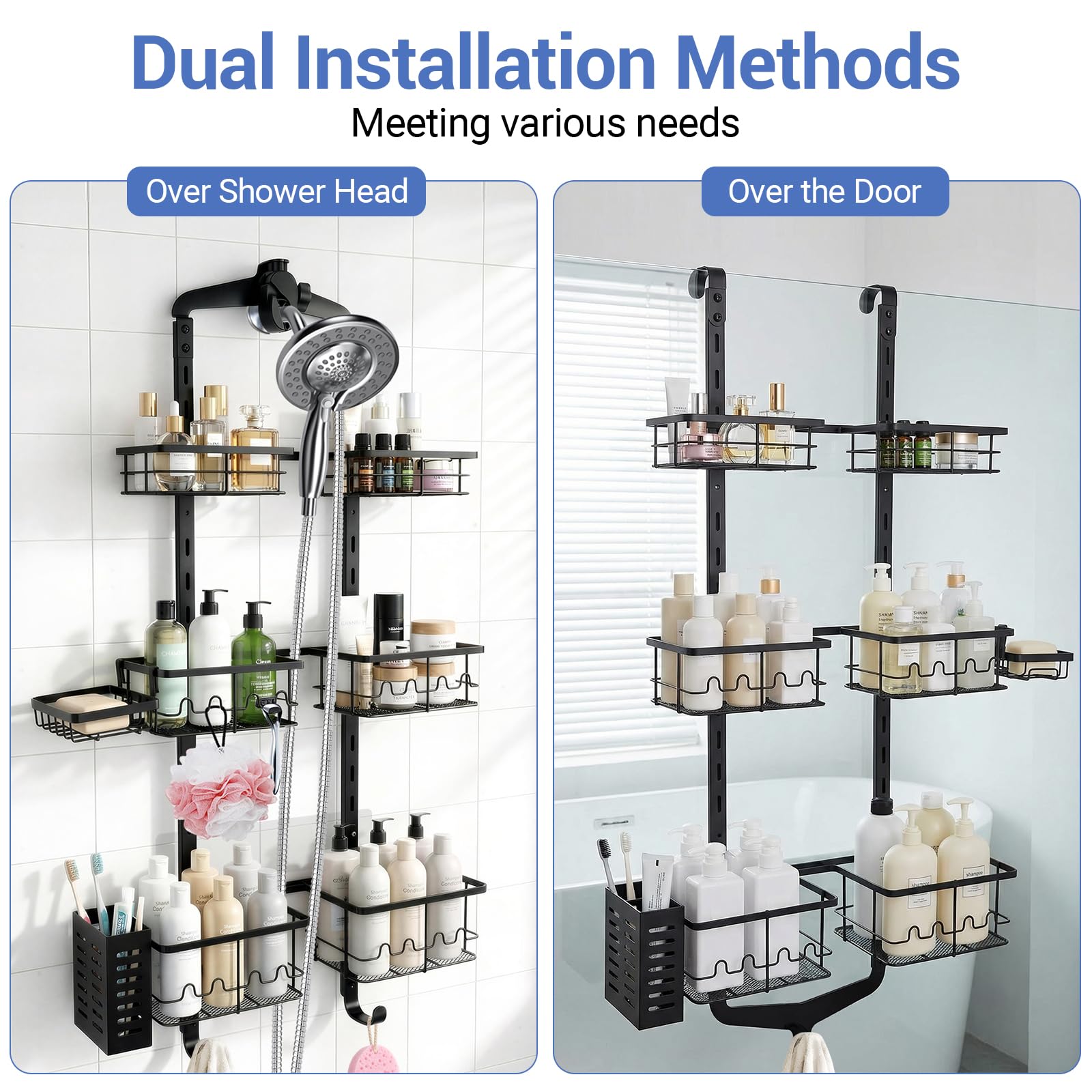 Marovitax side view highlighting adjustable shelf heights for tall bottles